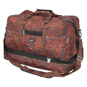 Tough 1 Tooled Leather Duffle Bag