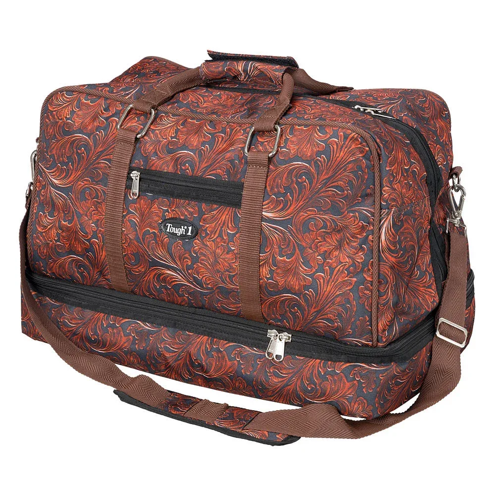 Tough 1 Tooled Leather Duffle Bag