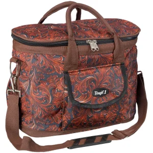 Tough 1 Tooled Leather Grooming Tote Case