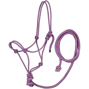 Tough 1 Tri-Colored Rope Halter with Lead Rope