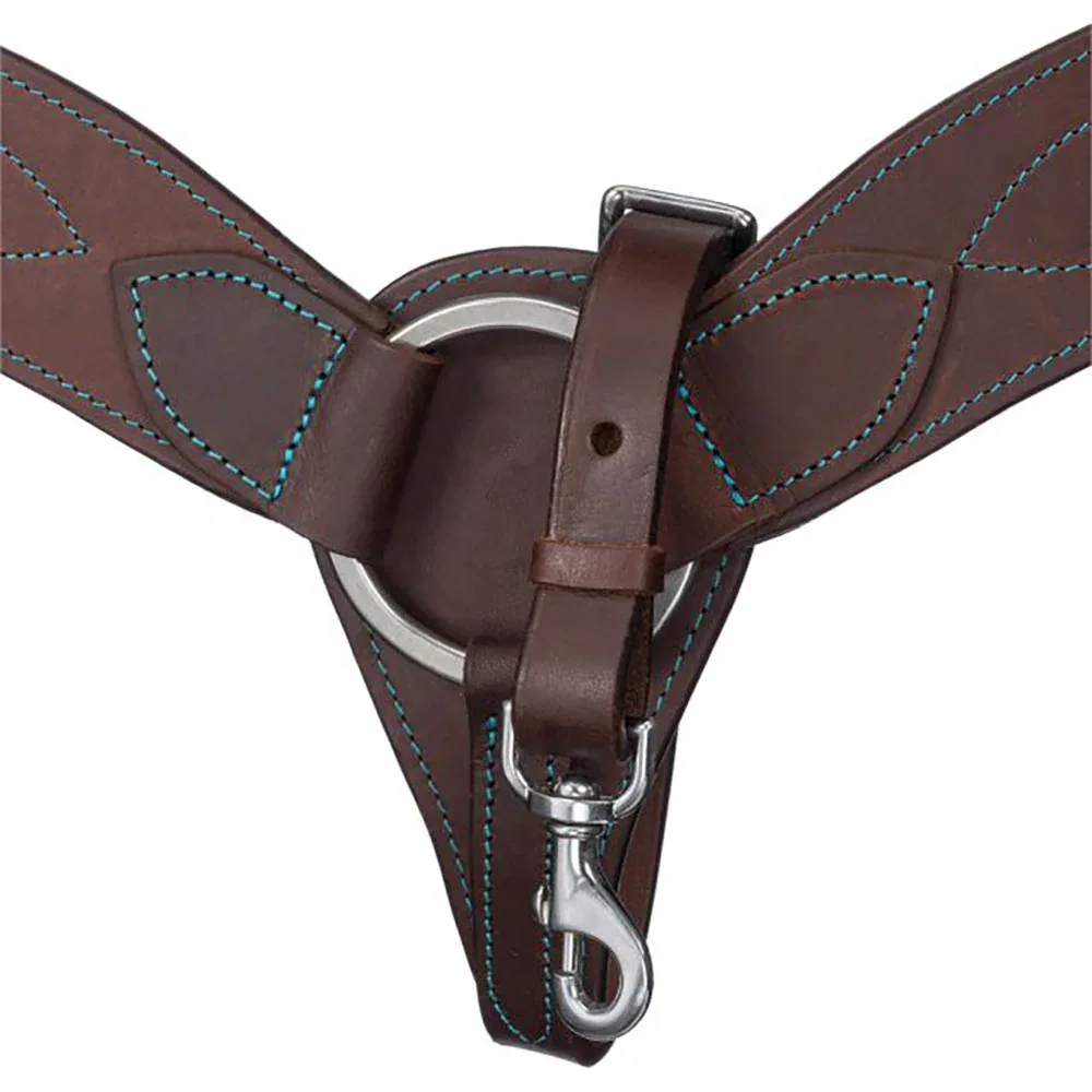 Tough 1 Turquoise Harness Thread Breast Collar - Image 2