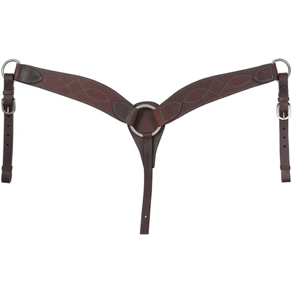 Tough 1 Turquoise Harness Thread Breast Collar
