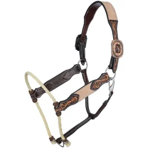 Tough 1 Two-Tone Deadwood Lariat Nose Halter