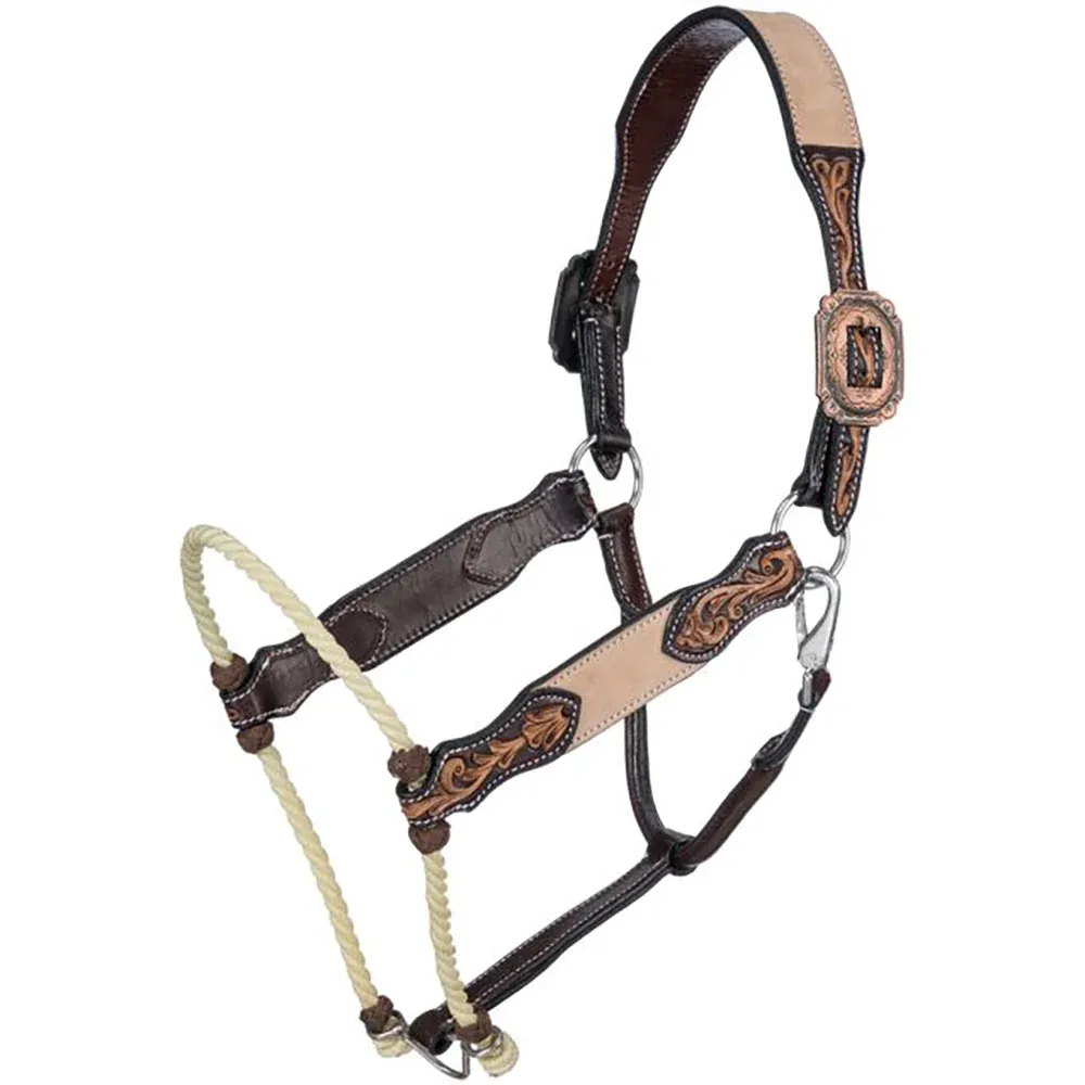 Tough 1 Two-Tone Deadwood Lariat Nose Halter