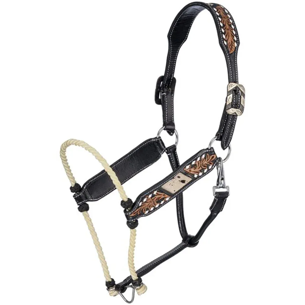 Tough 1 Two-Tone Stampede Lariat Nose Halter