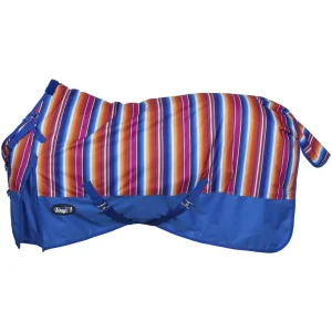 Tough1® 1200D Mini Serape Medium-Weight Turnout Blanket with Snuggit™ Neck