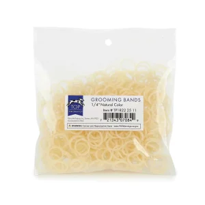TP Grooming Bands 1/4in Natural Color, 500ct