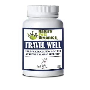 Travel Well - Stress, Relaxation & Calming Stress Support* For Dogs And Cats On The Go*