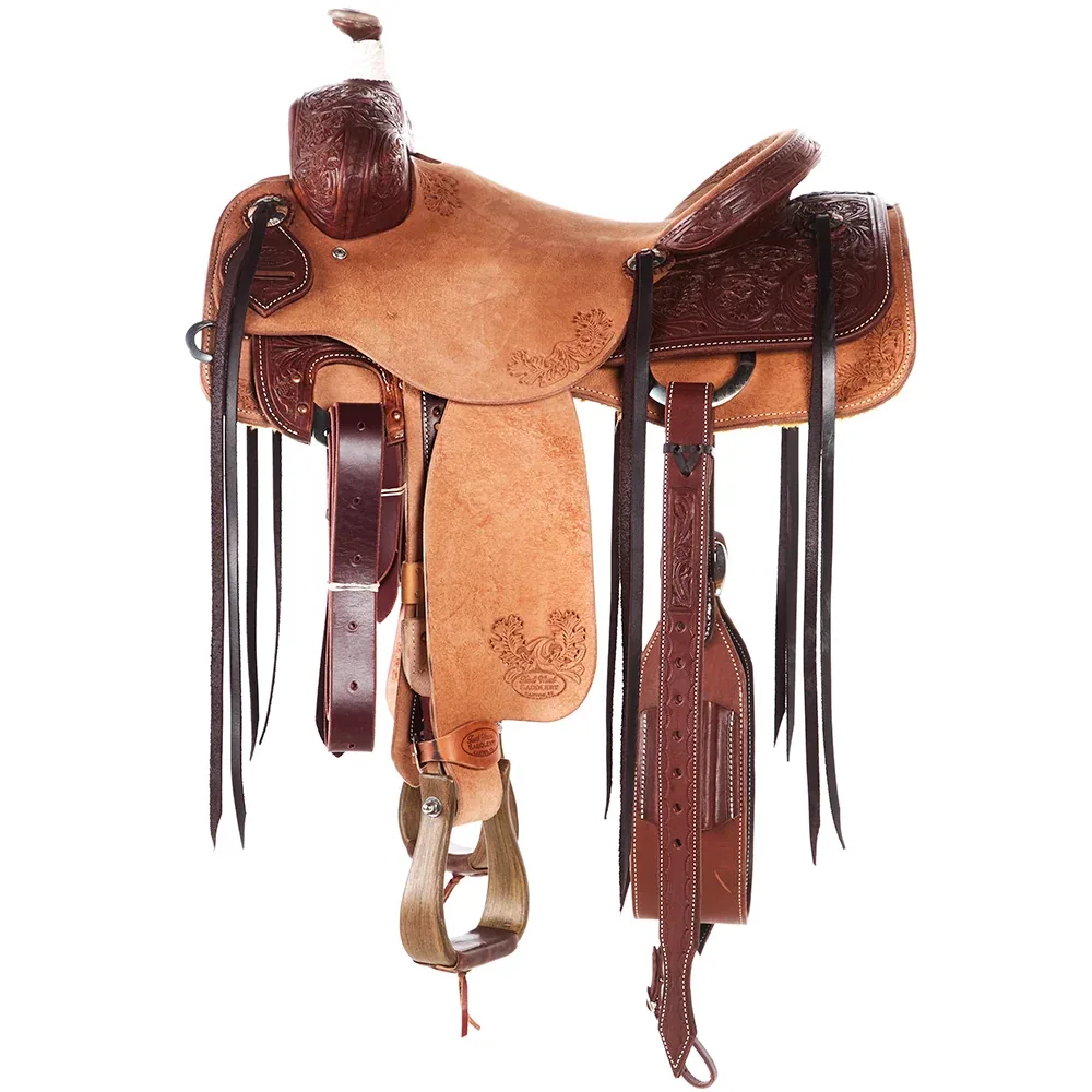 Trent Ward 3/4 Breed Acorn/Oak Heavy Oil WJ Ranch Roper - Image 2