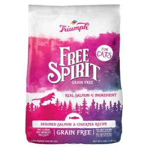 Triumph Grain Free Free Spirit Salmon & Chickpea Dry Cat Food - 11 lb Bag