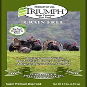 Triumph Grain-Free Spirit Turkey, Pea & Sweet Potato Dry Dog Food - 14 lb Bag