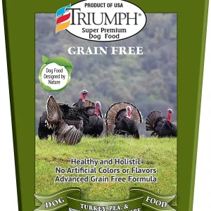 Triumph Grain-Free Spirit Turkey, Pea & Sweet Potato Dry Dog Food - 3 lb Bag
