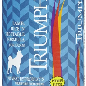 Triumph Lamb-Rice-Veg Puppy and Dog Canned Food - 13.2 oz - Case of 12