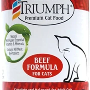 Triumph Natural Beef Canned Cat Food - 13 oz - Case of 12