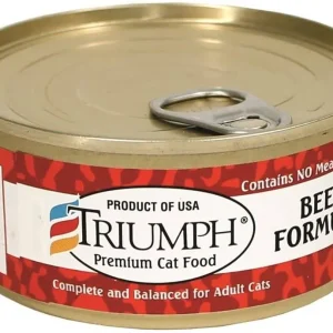 Triumph Natural Beef Canned Cat Food - 5.5 oz - Case of 24