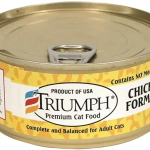Triumph Natural Chicken Canned Cat Food - 5.5 oz - Case of 24