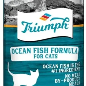 Triumph Natural Oceanfish Canned Cat Food - 13 oz - Case of 12