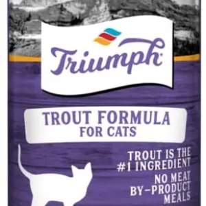 Triumph Natural Trout Canned Cat Food - 13 oz - Case of 12