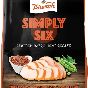 Triumph Simply Six Chicken Meal, Brown Rice & Pea Dry Dog Food - 14 lb Bag