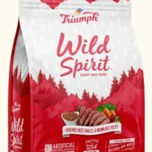 Triumph Wild Spirit Deboned Beef & Barley Recipe Dry Dog Food - 3.5 lb Bag
