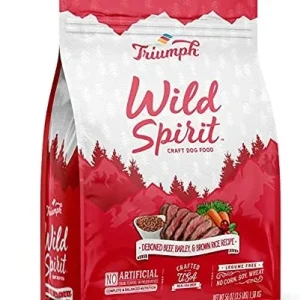Triumph Wild Spirit Deboned Beef & Barley Recipe Dry Dog Food - 30 lb Bag