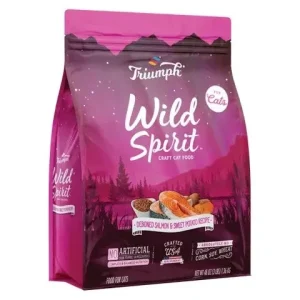 Triumph Wild Spirit Deboned Salmon & Sweet Potato Dry Cat Food - 3 lb Bag