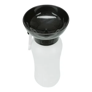 Trixie Travel Bottle with Bowl for Dogs and Cats (Black)