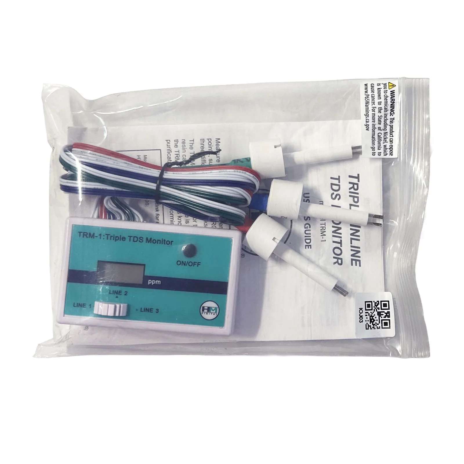 TRM-1 Three-Sensor TDS Monitor - HM Digital