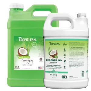 TropiClean Aloe & Coconut Deodorizing Dog Grooming Shampoo