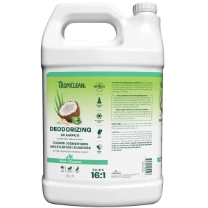 TropiClean Aloe & Coconut Deodorizing Dog Grooming Shampoo Gallon