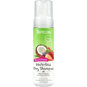 TropiClean Dog Grooming Waterless Shampoo 8oz Deep Cleaning