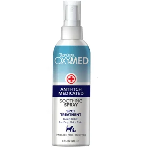 TropiClean OxyMed Anti-Itch Medicated Soothing Spray 8 oz