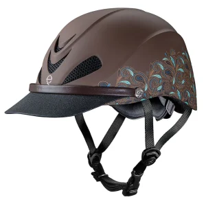 Troxel Dakota Turquoise Paisley Trail Riding Helmet