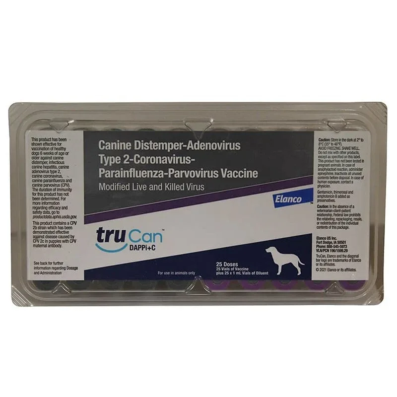 TruCan 5-CVK 25x1ml Puppy Vaccine