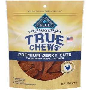 True Chews Blue Buffalo Premium Jerky Cuts with Real Chicken