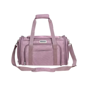 Truelove 3 Side Expandable Duffle Carrier for Dogs and Cats (Wistful Mauve)