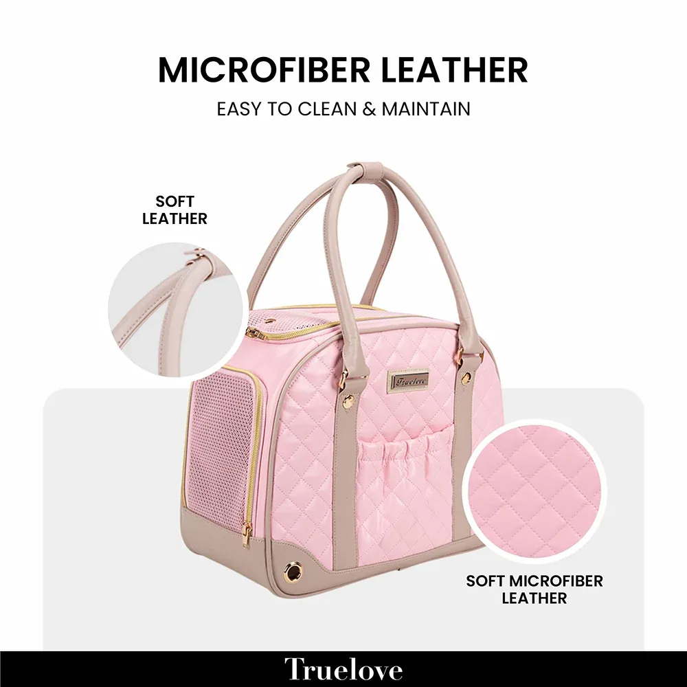Truelove Chic Pet Travel Handbag for Dogs and Cats (Pink) - Image 2
