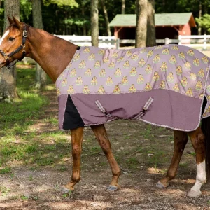 TuffRider Bonum 1200D Medium Weight Standard Neck Giraffe Print Turnout Blanket