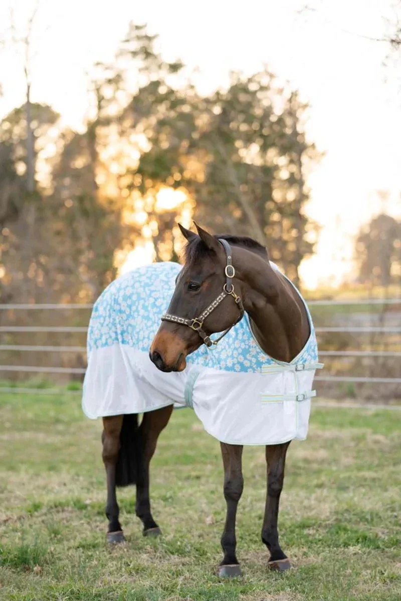 TuffRider Comfy Plus Daisy Print Fly Sheet, 69 in - Image 2