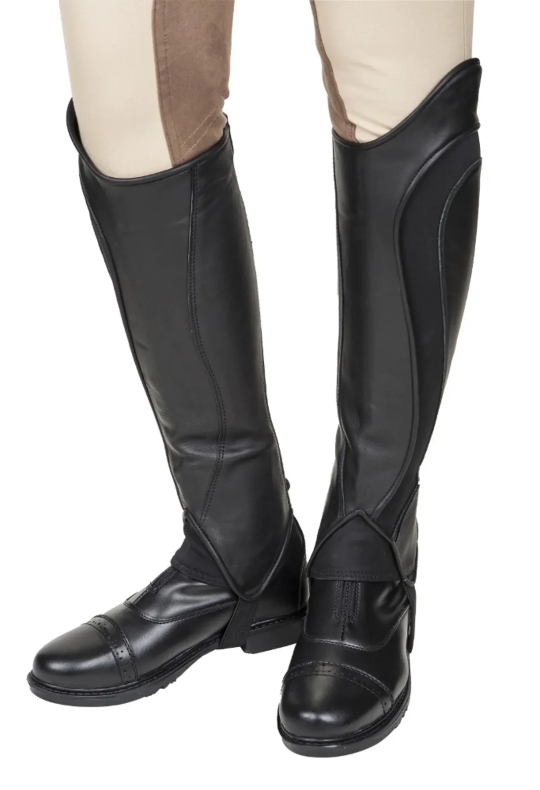 TuffRider® Ladies’ Derby Leather Half Chaps - Image 2