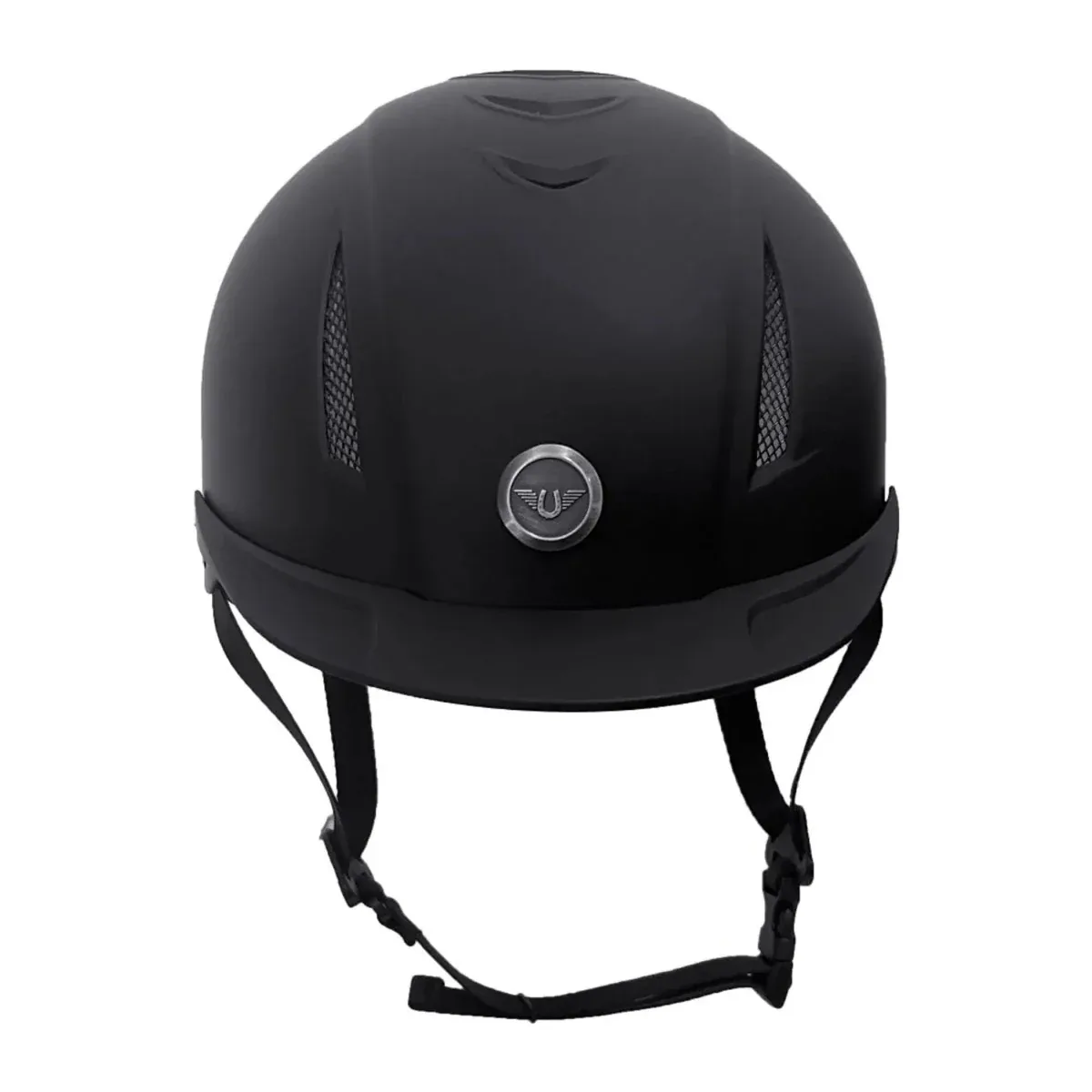 TuffRider Shield Riding Helmet with Adjust A Dial-Black-Large