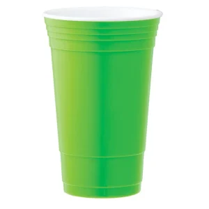 Tumbler Cups with Caps LtGreen