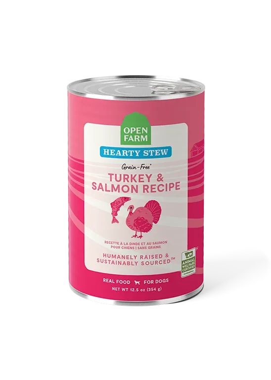Turkey & Salmon Hearty Stew Wet Dog Food