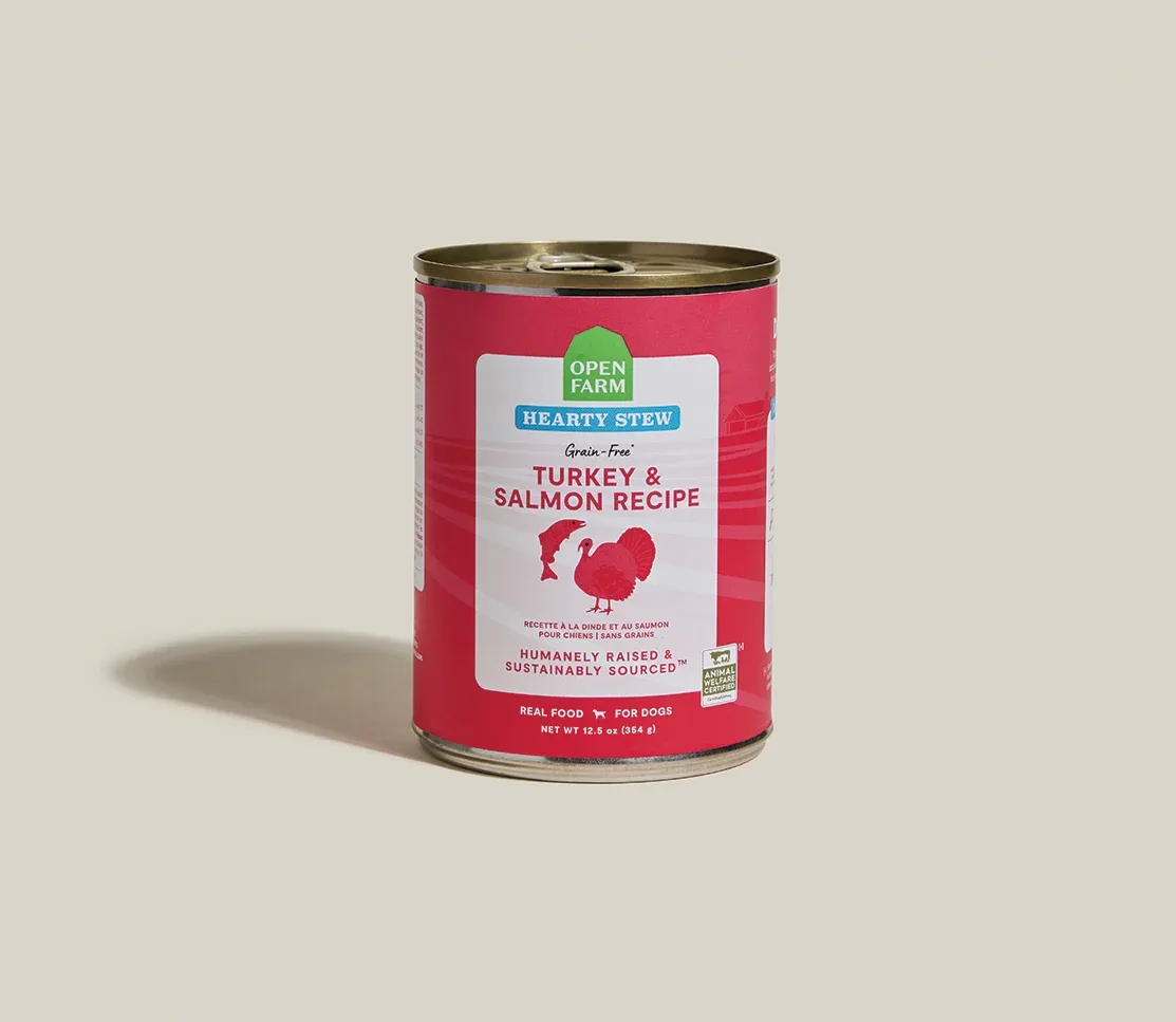 Turkey & Salmon Hearty Stew Wet Dog Food - Image 2