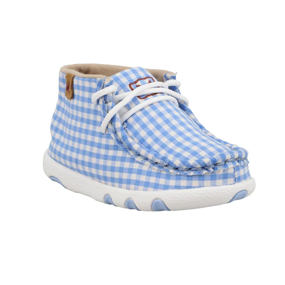 Twisted X Infant's Blue and White Chukka Driving Moc