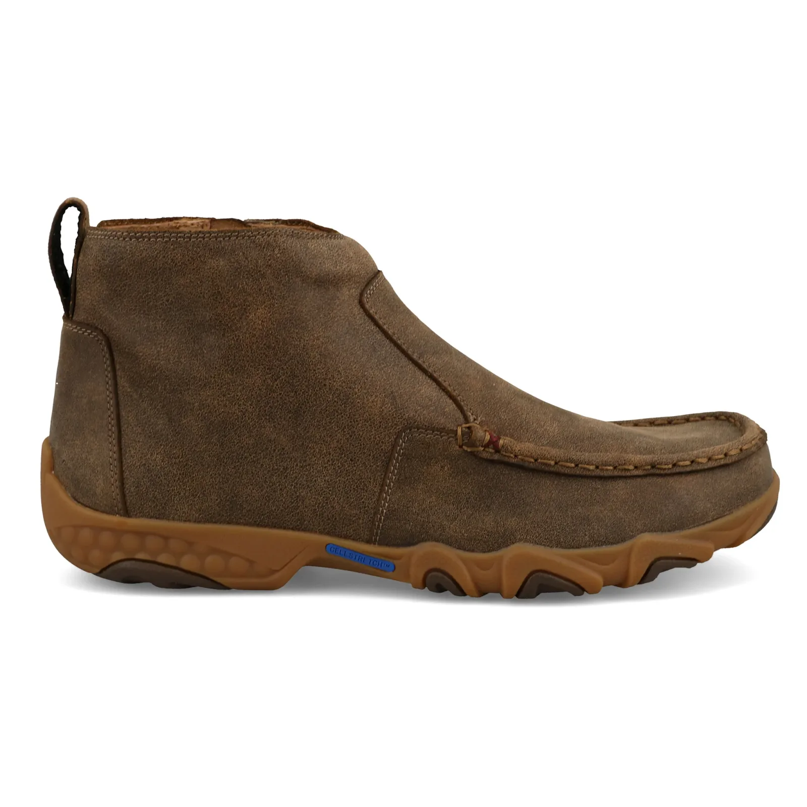 Twisted X Men's 4in Bomber Chelsea Driving Moc with Zipper - Image 2