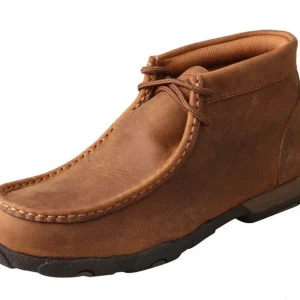 Twisted X Women's Distressed Sadle Waterproof Driving Mocs