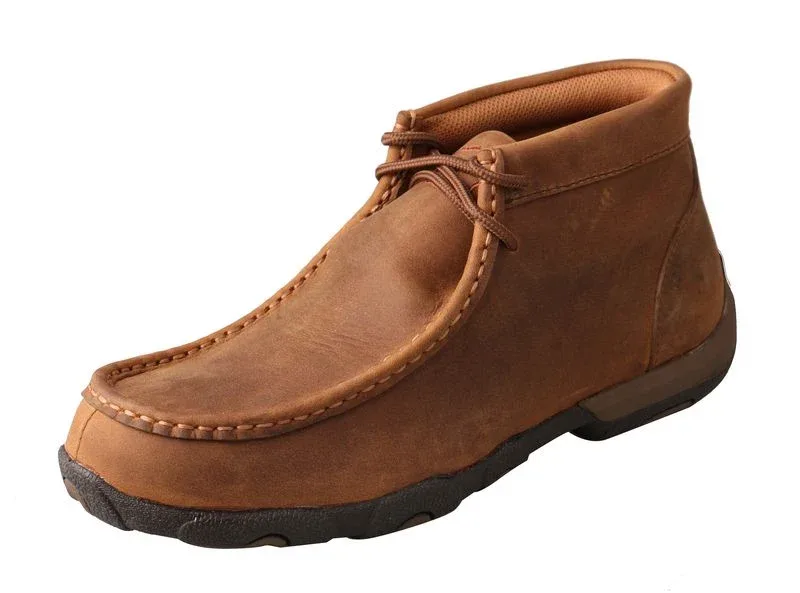 Twisted X Women's Distressed Sadle Waterproof Driving Mocs