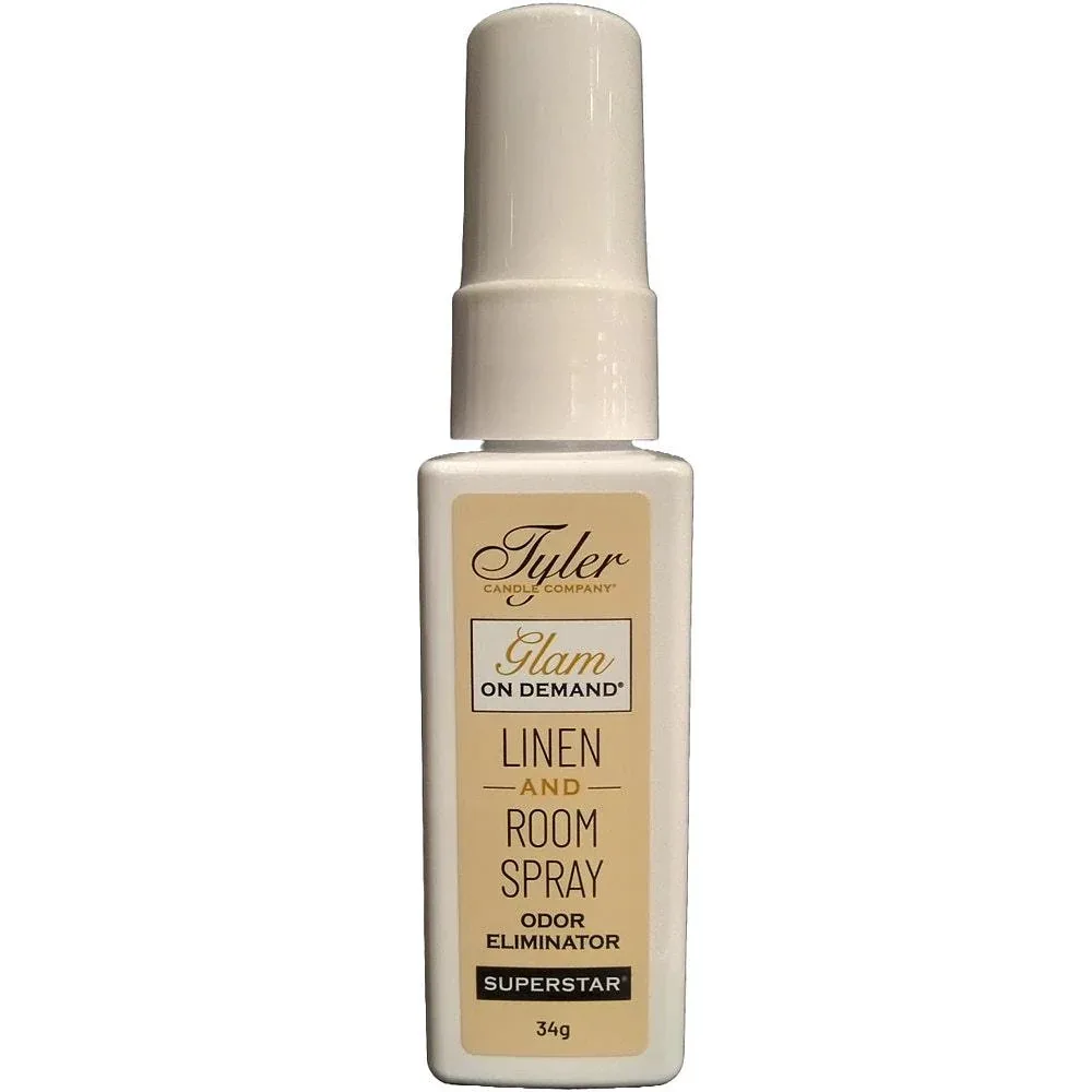 Tyler Candle Co 34 Gram Superstar Linen & Room Spray