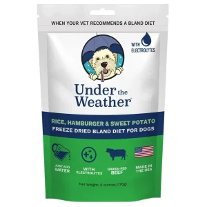 Under The Weather Wear Bland Diet for Dogs Hamburger, Rice and Sweet Potato